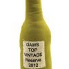 Green wine bottle door stop