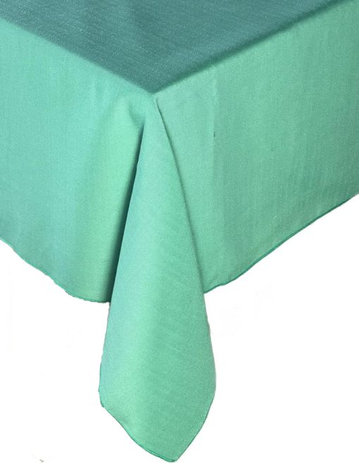 Hotel Grade Tablecloth 70 x 108" (178 x 274 cm) Oblong Red or Dark Green, Non-iron - Image 2