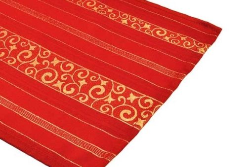 Fab Napkin (pack of 4) Red, Gold or Silver Scroll 45 x 45 cm (18 x 18") Square