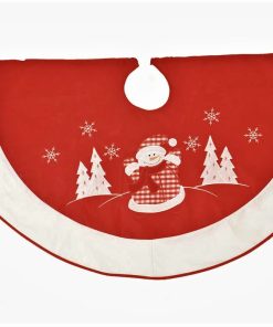Snowman Christmas Tree Skirt  100 cm (40")