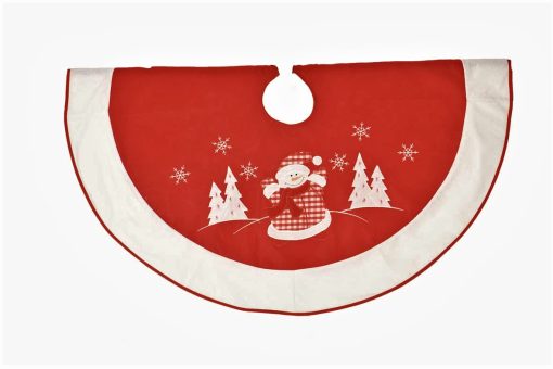 Snowman Christmas Tree Skirt  100 cm (40")