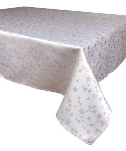 Gold Star Jacquard Tablecloth 127 x 228 cm (52 x 90") Oblong