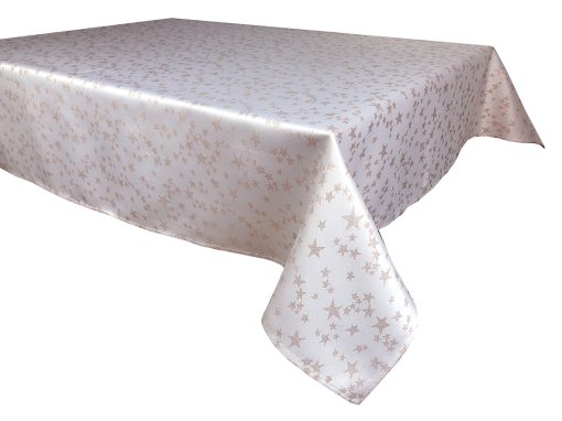 Gold Star Jacquard Tablecloth 127 x 228 cm (52 x 90") Oblong