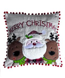 Christmas Cushion Covers 43 x 43 cm. Santa, Reindeer, Snowflakes or Tree