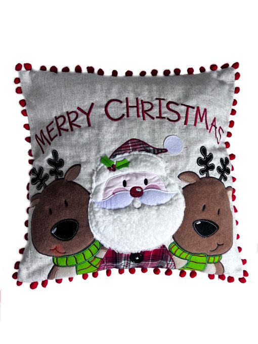 Christmas Cushion Covers 43 x 43 cm. Santa, Reindeer, Snowflakes or Tree