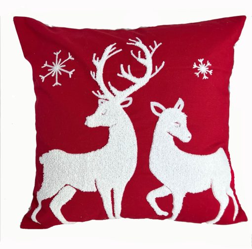 Christmas Cushion Covers 43 x 43 cm. Santa, Reindeer, Snowflakes or Tree - Image 3