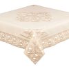 CELTIC KNOT Embroidered Tablecloth Cream 85 x 85 cm (34 x 34") Square