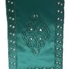 CELTIC KNOT Embroidered Place Mats Green (Pair) 30 x 45 cm (12 x 18")