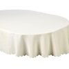 shell polyester oval tablecloth