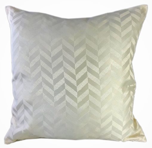 MONTE CARLO Chevron Polyester Cushion cover 43 x 43 cm (16 x 16") - Image 2