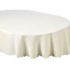 Shell Oval Plain Tablecloth