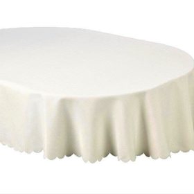 shell 54 x 90 inch oval