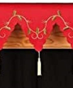 HOLLY VINES Embroidered Christmas Doilies, Tree Skirt and Mantle Runner