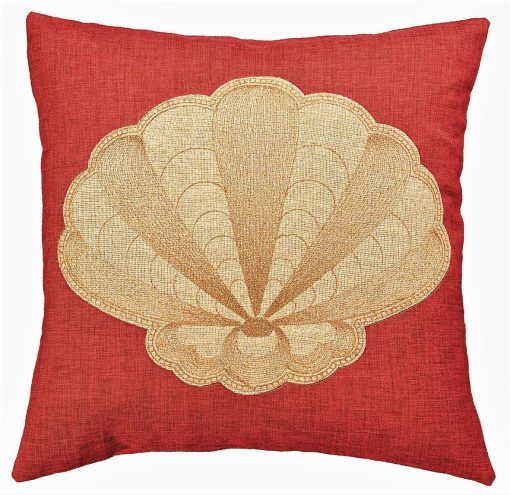 OCEAN - Clam Shell or Sea Horse Cushion Cover 43 x 43 cm (16 x 16") - Image 2