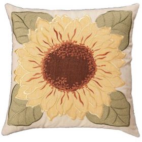 Sunflower cushion cover