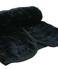 Super Soft Faux Fur Throws - Single Black 127x152CM (50x60")