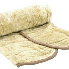 Super Soft Faux Fur Throws - Single Tan 127x152CM (50x60")