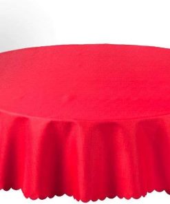 Shell 54 inch round tablecloth