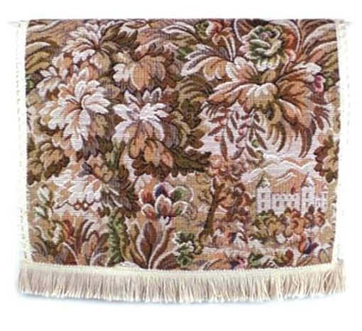 Castle Tapestry 6 Arm Covers, 2 Chair Backs and a 3 Seater Settee back in Brown Floral - Image 2