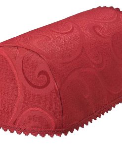 SCROLL Burgundy Arm Covers (pairs) and Chair Backs (single) and Cushion Covers