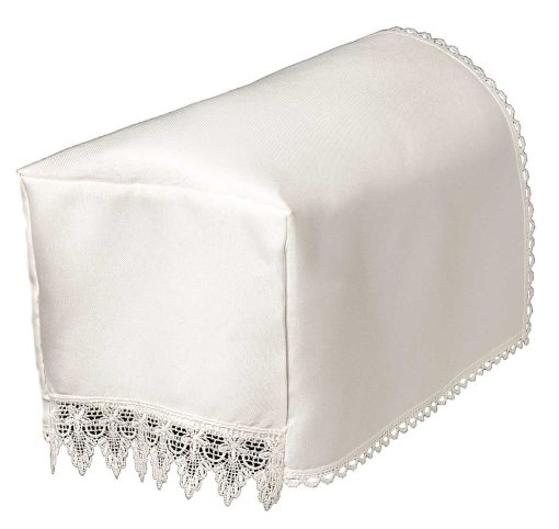 Comet White 6 Chair Arm Covers and 5 Chair Backs - Image 2