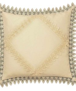 Macrame lace cushion cover
