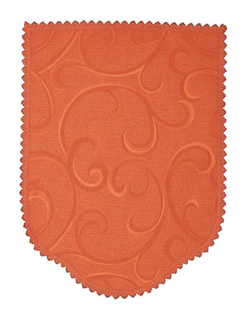 SCROLL Terracotta 6 Jumbo Arm Covers and 5 Chair Backs climbing vine - Image 2