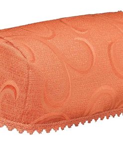 Scroll terracotta narrow chair covers