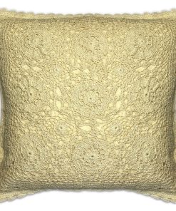 Crochet lace cushion covers