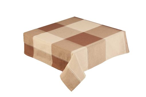 REPUBLIC Check Tablecloth in Oblong, Square and Round - Image 3