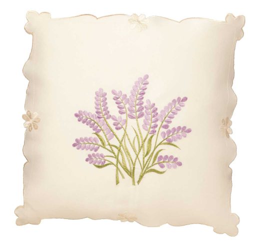 Lavender sprig cushion cover