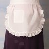 White waitress apron