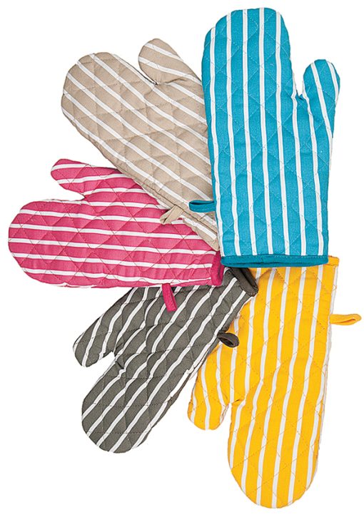 Butchers Stripe Single Oven Glove - Image 2