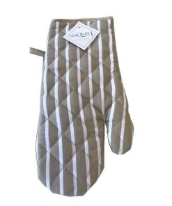 Butchers Stripe Oven Mitt