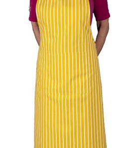 Butchers stripe full apron