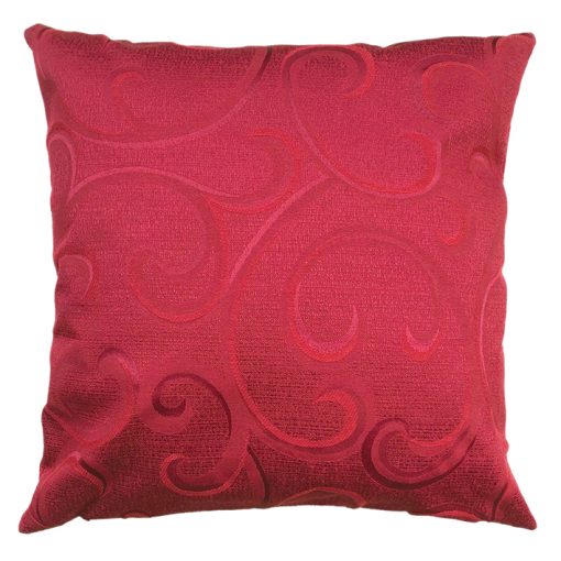 SCROLL Burgundy Arm Covers (pairs) and Chair Backs (single) and Cushion Covers - Image 5
