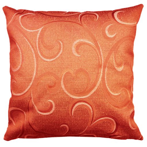 SCROLL Terracotta Arm Covers (pairs) and Chair Backs (single) and Cushion Covers - Image 5
