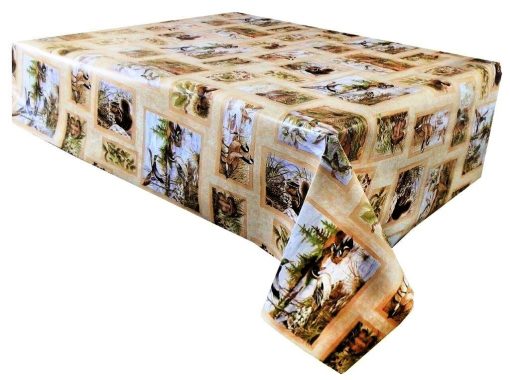 Brown Duck - Vinyl Tablecloth 137 cm (54" Wide)