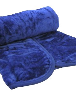 Super Soft Faux Fur Throws -King Size Blue 200x240CM (79x94)