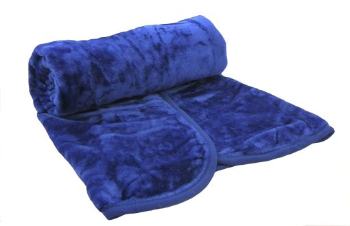 Super Soft Faux Fur Throws -King Size Blue 200x240CM (79x94)