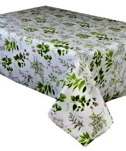 HERB GARDEN (198) - Vinyl Tablecloth 137 cm (54" Wide)
