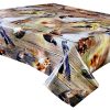 FOXES - Vinyl Tablecloth 137 cm (54" Wide)