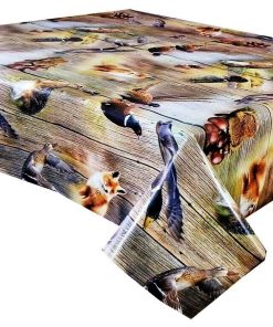 FOXES - Vinyl Tablecloth 137 cm (54" Wide)