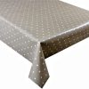 Extra wide beige polka dot