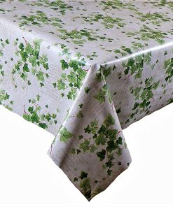 SPRING IVY - Vinyl Tablecloth 137 cm (54" Wide)