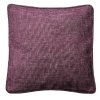 Chenille Aubergine Cushion Covers