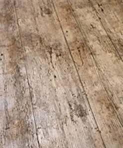 Brown Floor Boards Vinyl Tablecloth 137cm (54" Wide)