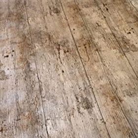 Brown Floor Boards Vinyl Tablecloth 137cm (54" Wide)