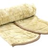 Super Soft Faux Fur Throws -King Size Tan 200x240CM (79x94")