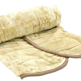 Super Soft Faux Fur Throws - Double Tan 150x200CM (59x78")